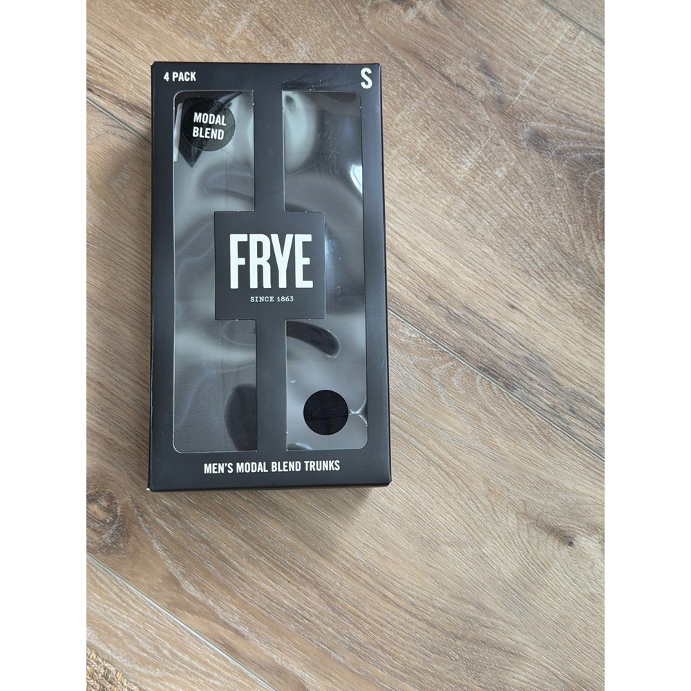 Frye Men's Modal‎ Blend Trunks Underwear 4 Pack Black Small FR31633AS-BK